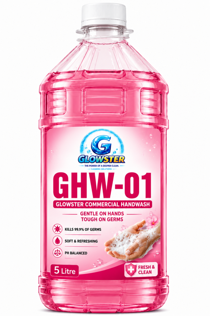 Glowster Commercial Handwash GHW-01 improving workplace hygiene in offices hospitals and factories