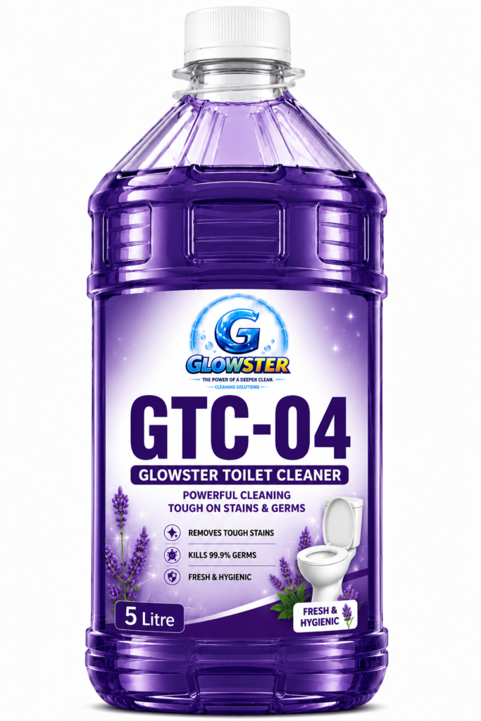 GTC-04 Glowster Toilet Cleaner 5 litre bottle for toilet and washroom cleaning solution