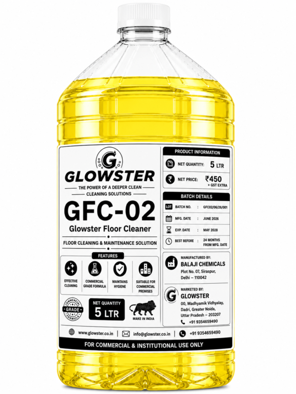 Glowster GFC-02 Commercial Floor Cleaner 5 Litre for Offices Hotels Hospitals and Commercial Buildings