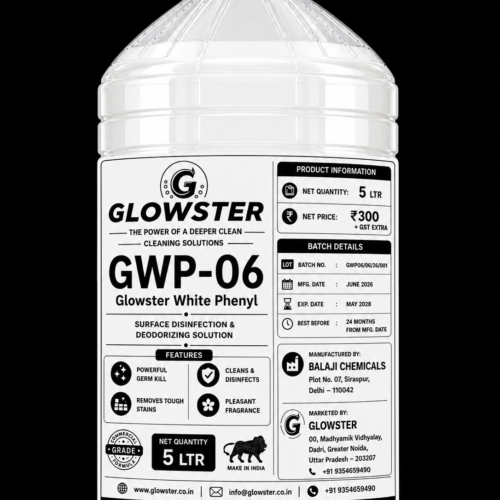 Glowster GWP-06 White Phenyl Surface Disinfection and Deodorizing Solution 5 Litre