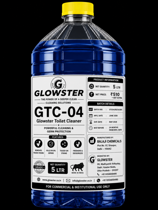 Glowster GTC-04 Washroom Cleaning Solution 5 Litre for Offices Hotels Hospitals and Factories