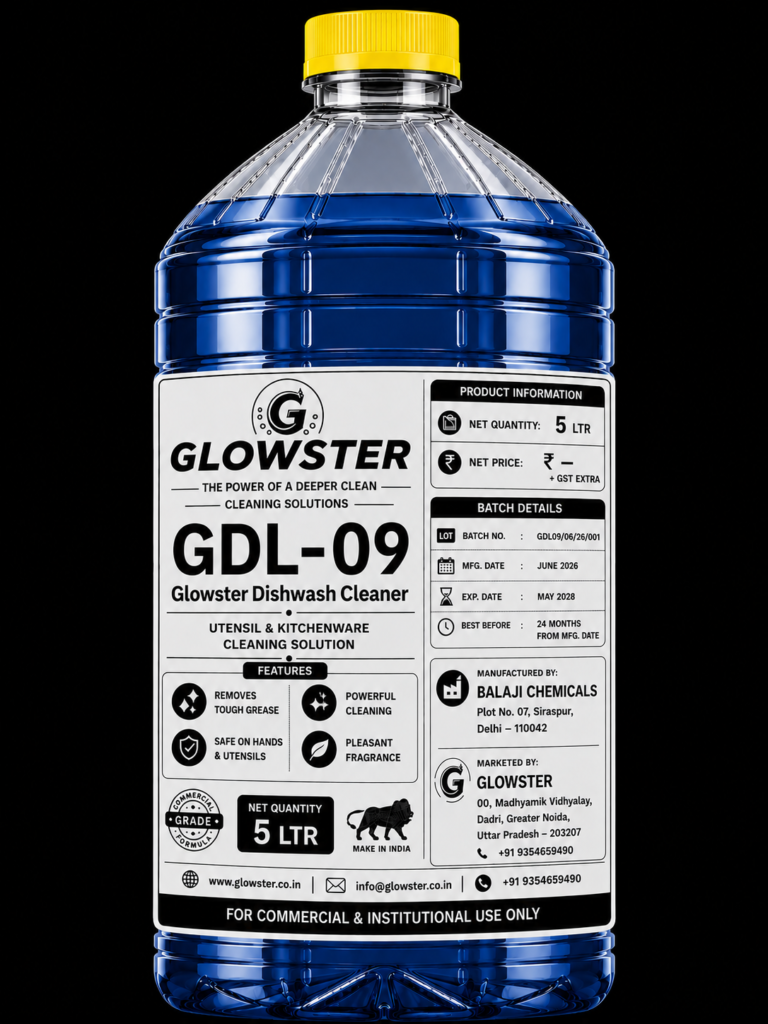 Glowster GDG-09 Commercial Degreaser for kitchens, factories and industrial floors